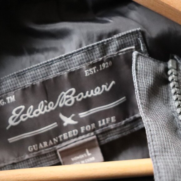 eddie bauer coat / jacket * size large * womens * gray * hooded * euc - Picture 16 of 16